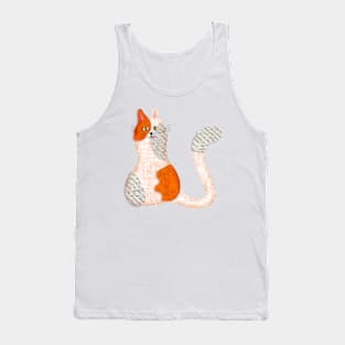 Cute Cat Collage, no background Tank Top